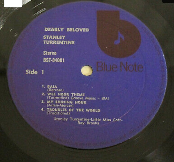 Stanley Turrentine - Dearly Beloved - LP