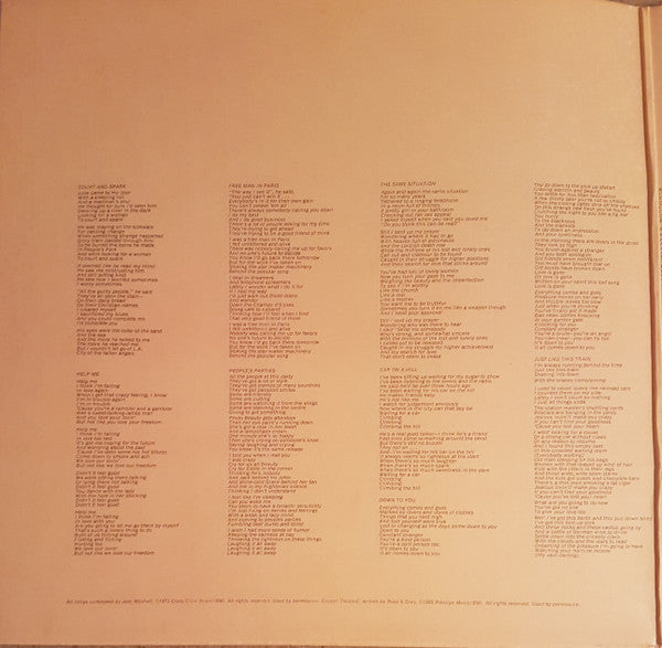 Joni Mitchell - Court And Spark - LP