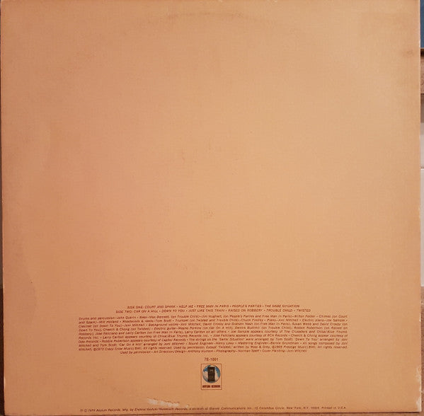 Joni Mitchell - Court And Spark - LP