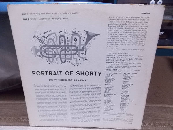 Shorty Rogers And His Giants - Portrait Of Shorty - LP