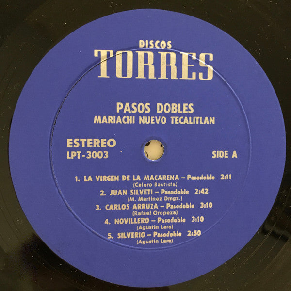 Mariachi Nuevo Tecalitlán De Pepe Y Juan* - Pasos Dobles - LP