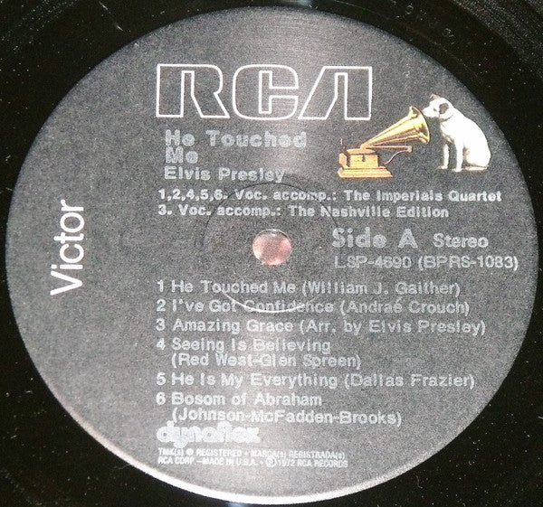 Elvis Presley - He Touched Me - LP