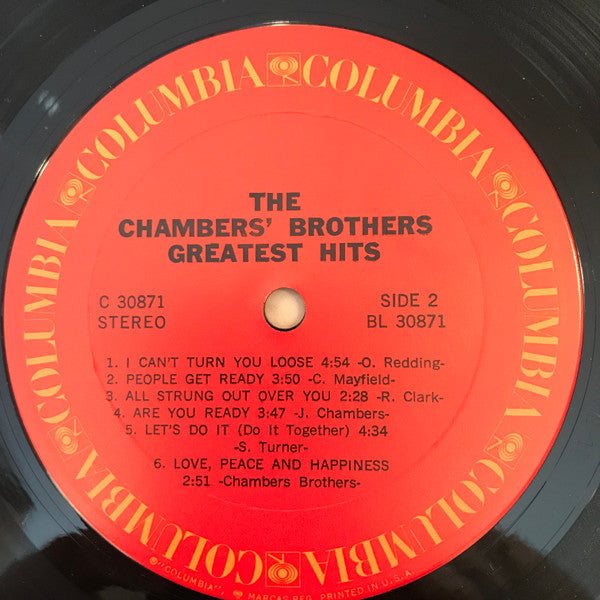 The Chambers Brothers - The Chambers Brothers' Greatest Hits - LP