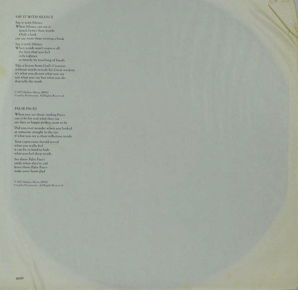Hubert Laws - Say It With Silence - LP