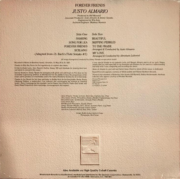 Justo Almario - Forever Friends - LP