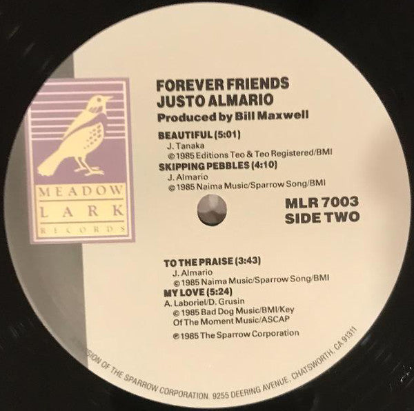 Justo Almario - Forever Friends - LP