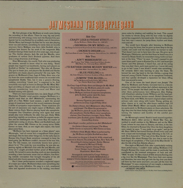 Jay McShann - The Big Apple Bash - LP