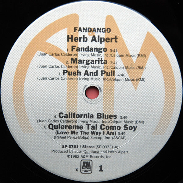 Herb Alpert - Fandango - LP