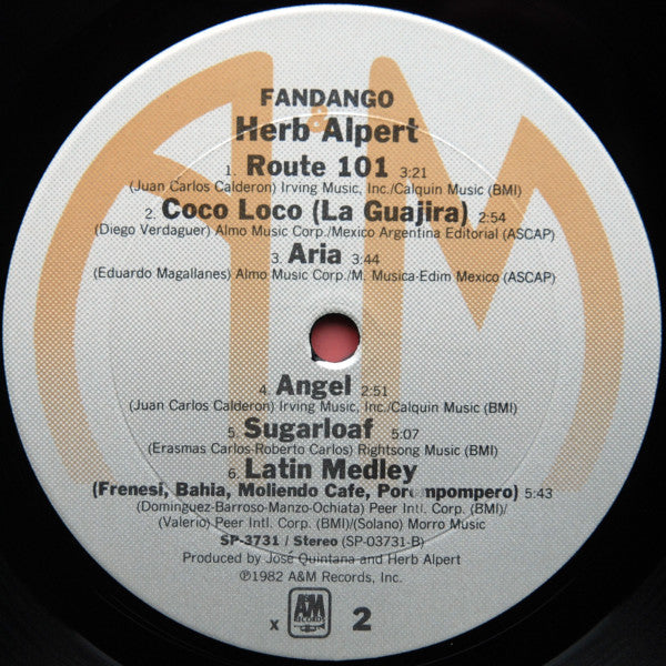 Herb Alpert - Fandango - LP