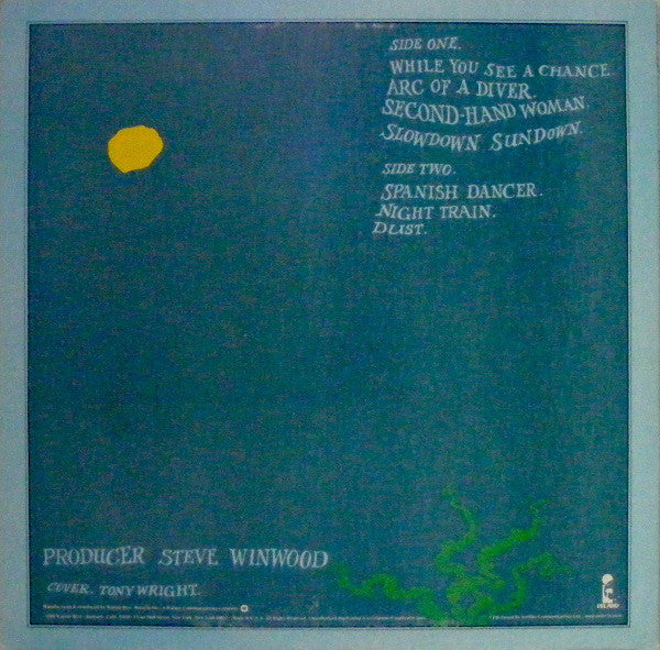Steve Winwood - Arc Of A Diver - LP