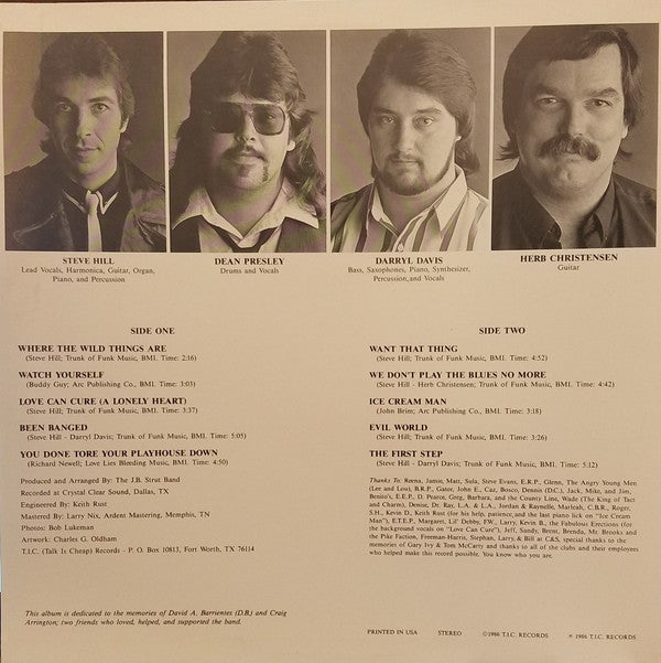 The J.B. Strut Band - Talk Is Cheap - LP