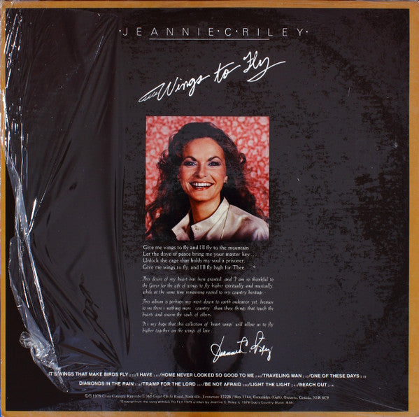 Jeannie C. Riley - Wings To Fly - LP