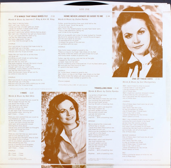 Jeannie C. Riley - Wings To Fly - LP