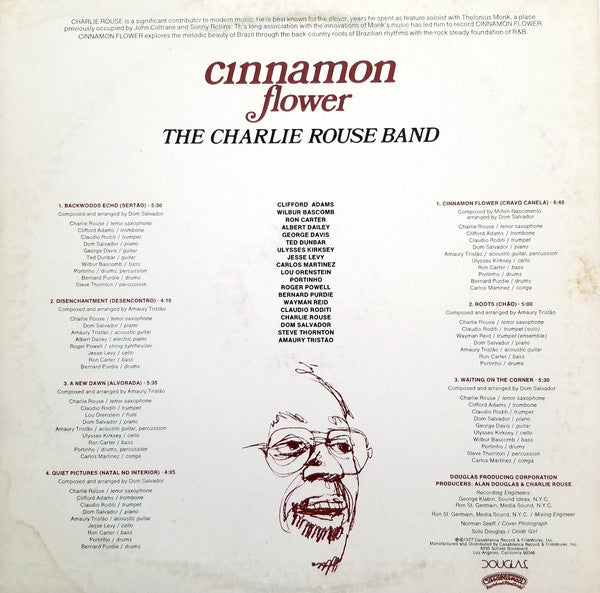 The Charlie Rouse Band - Cinnamon Flower - LP