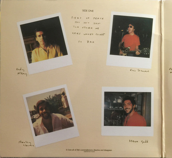 Paul McCartney - Pipes Of Peace - LP