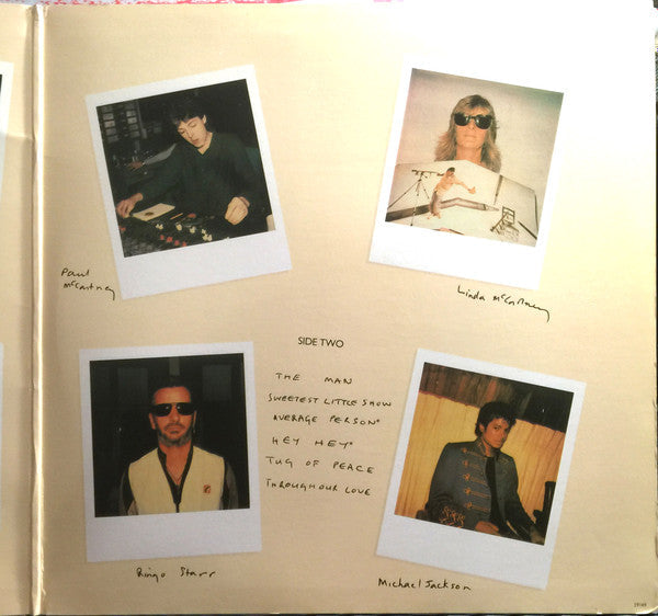 Paul McCartney - Pipes Of Peace - LP