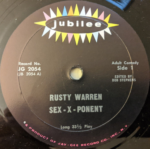 Rusty Warren - Sex-X-Ponent - LP