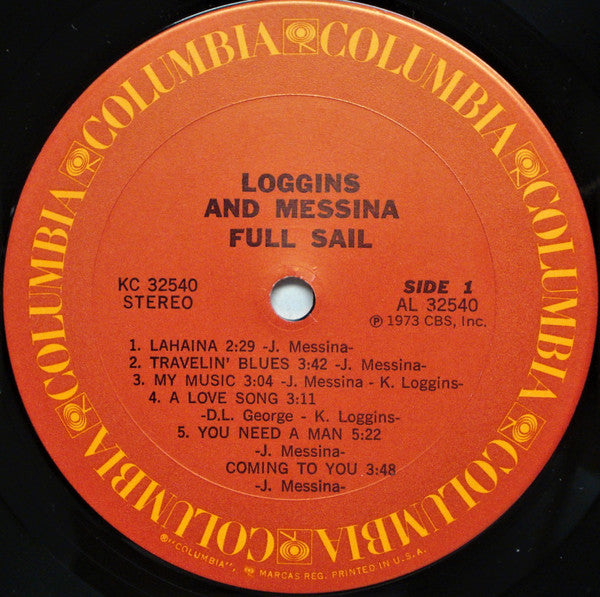 Loggins & Messina* - Full Sail - LP
