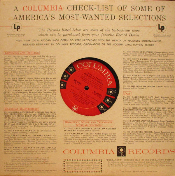 Xavier Cugat And His Orchestra - Latin Carnival - LP