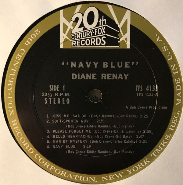 Diane Renay - Navy Blue - LP