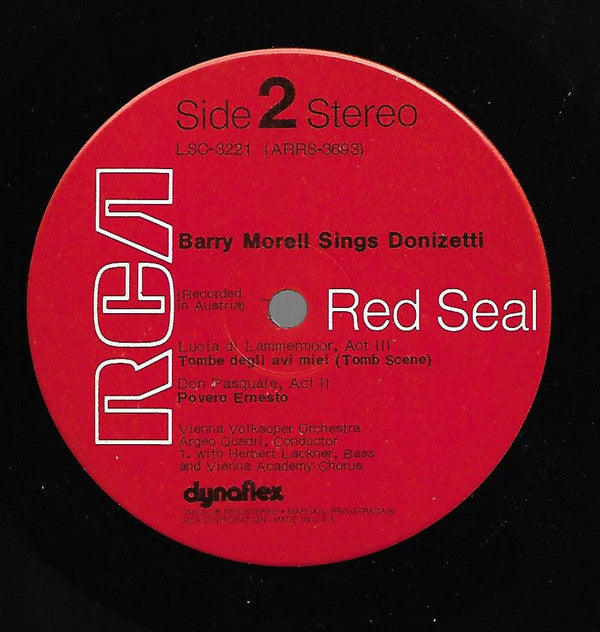 Barry Morell - Sings Donizetti - LP