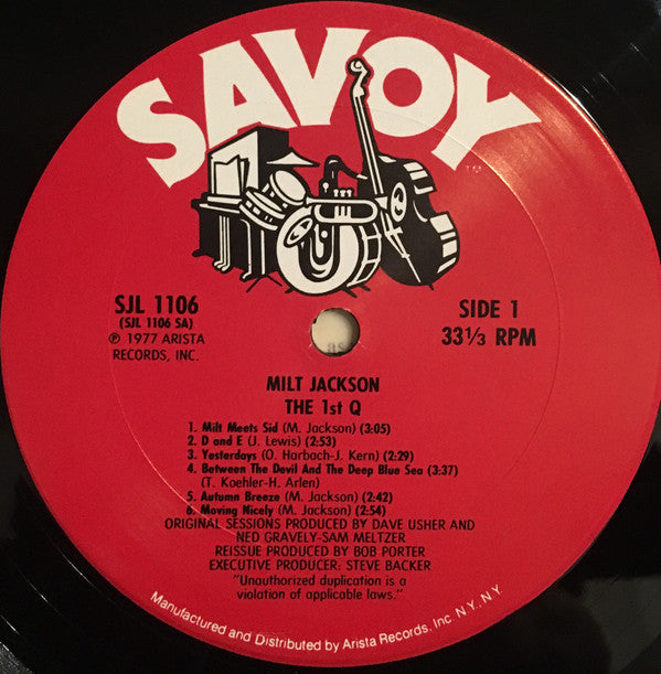 Milt Jackson - The First Q - LP