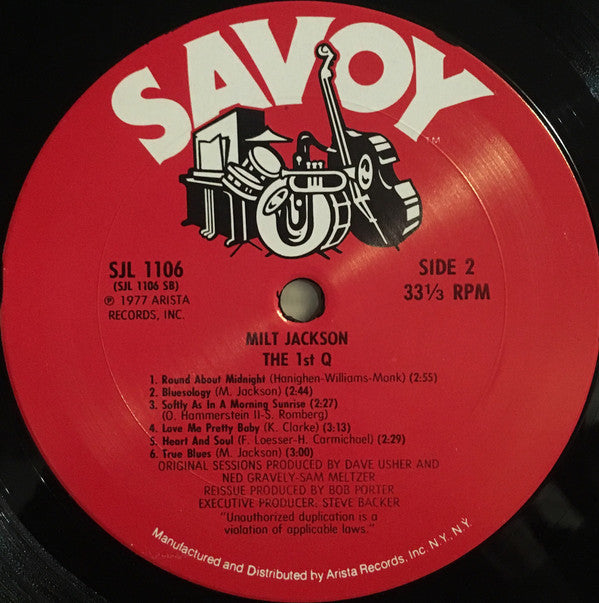 Milt Jackson - The First Q - LP