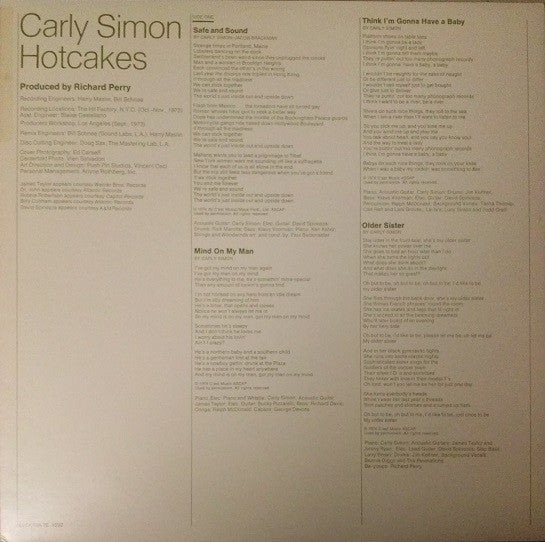 Carly Simon - Hotcakes - LP