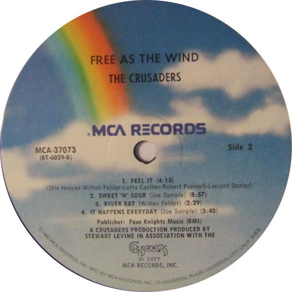 The Crusaders - Free As The Wind