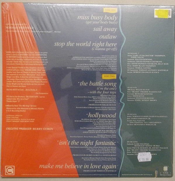 The Temptations - Back To Basics - LP