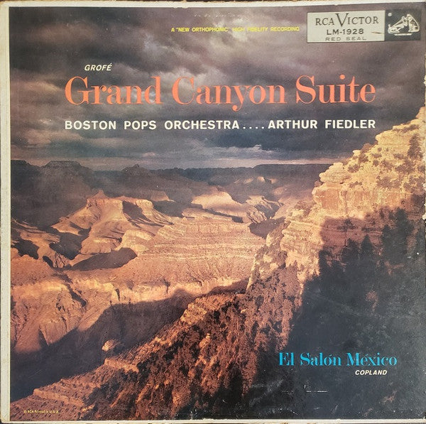 Boston Pops Orchestra .... Arthur Fiedler - Grand Canyon Suite • El Salón México - LP