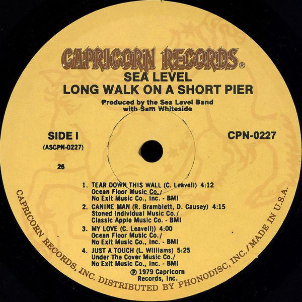 Sea Level - Long Walk On A Short Pier - LP
