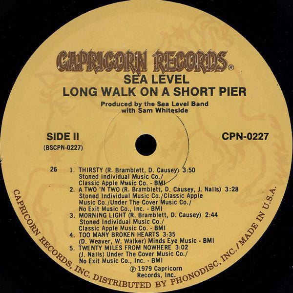 Sea Level - Long Walk On A Short Pier - LP
