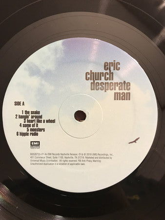 Eric Church - Desperate Man - LP