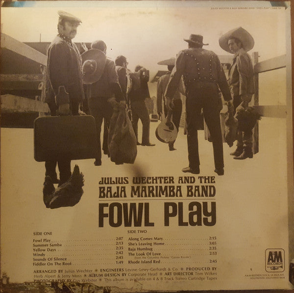 Julius Wechter And The Baja Marimba Band* - Fowl Play - LP