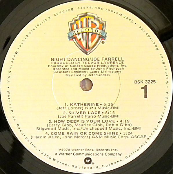 Joe Farrell - Night Dancing - LP