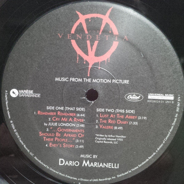 Various - V For Vendetta - LP