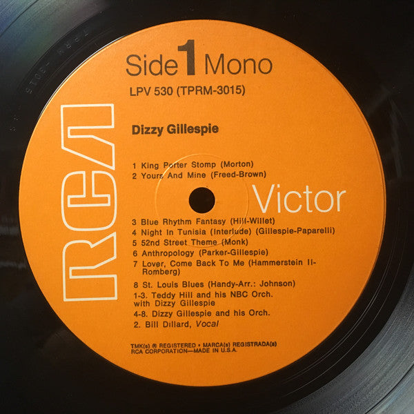 Dizzy Gillespie - Dizzy Gillespie - LP