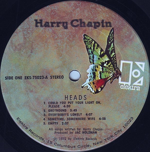 Harry Chapin - Heads & Tales - LP