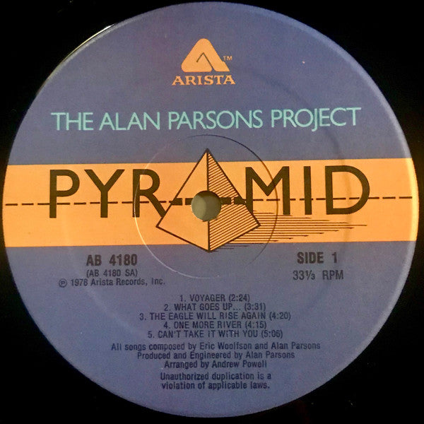 The Alan Parsons Project - Pyramid - LP