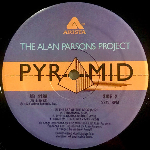 The Alan Parsons Project - Pyramid - LP