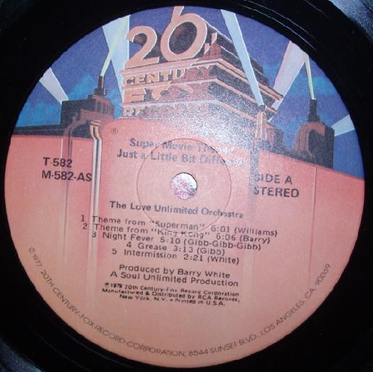 The Love Unlimited Orchestra* - Super Movie Themes - Just A Little Bit Different - LP