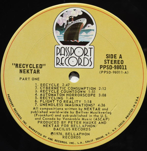 Nektar - Recycled - LP