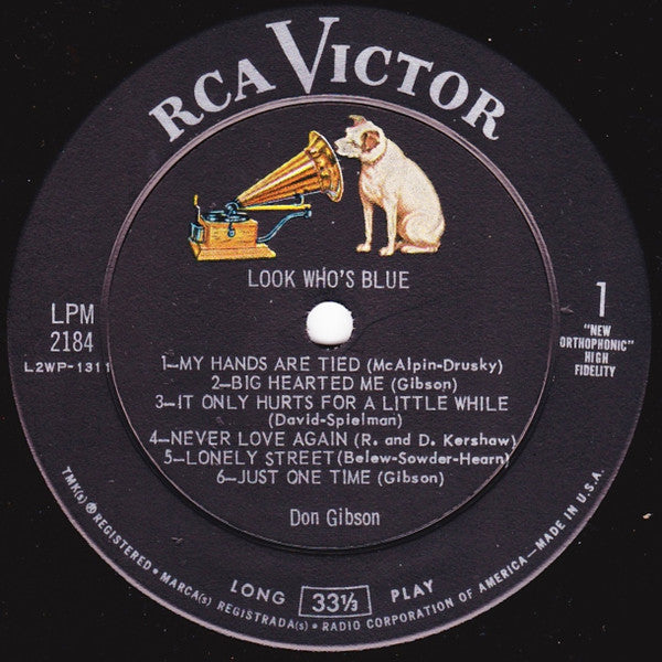 Don Gibson - Look Who's Blue - LP