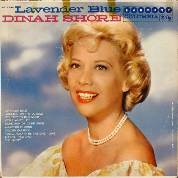 Dinah Shore - Lavender Blue - LP
