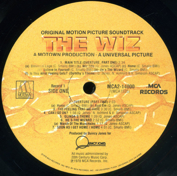 Various - The Wiz (Original Motion Picture Soundtrack) - LP