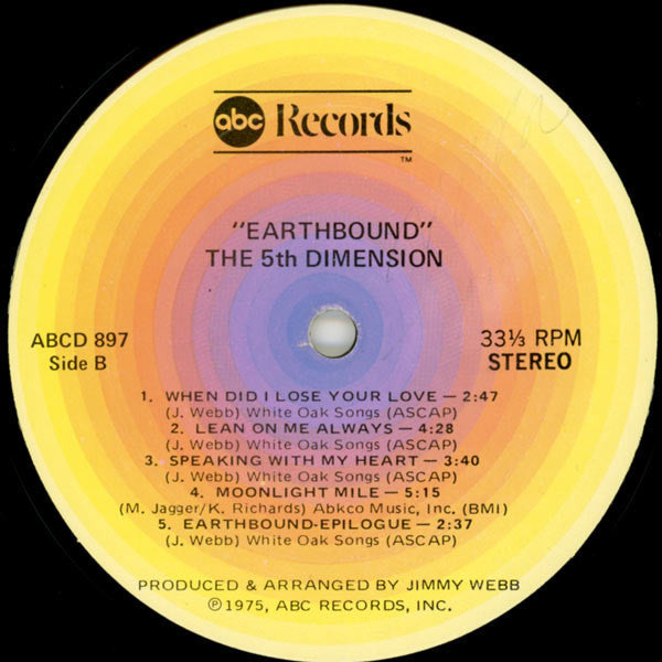The 5th Dimension* - Earthbound - LP