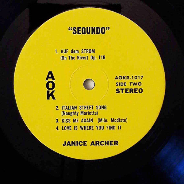 Janice Archer  - Segundo - LP