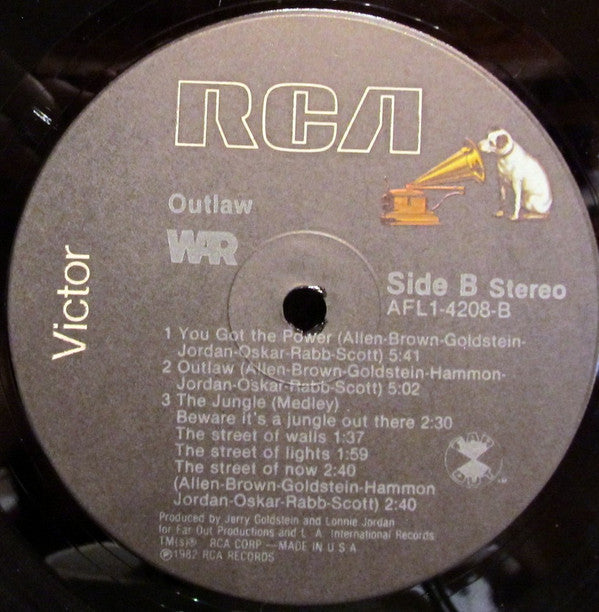 War - Outlaw - LP