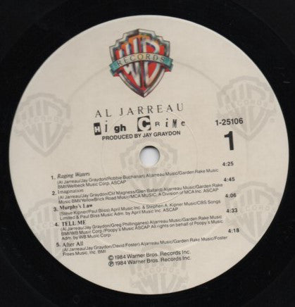 Al Jarreau - High Crime - LP
